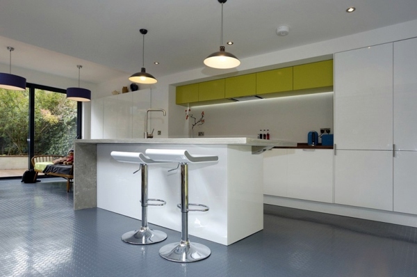 Countertop with concrete look - kitchen countertops made of concrete - advantages and disadvantages