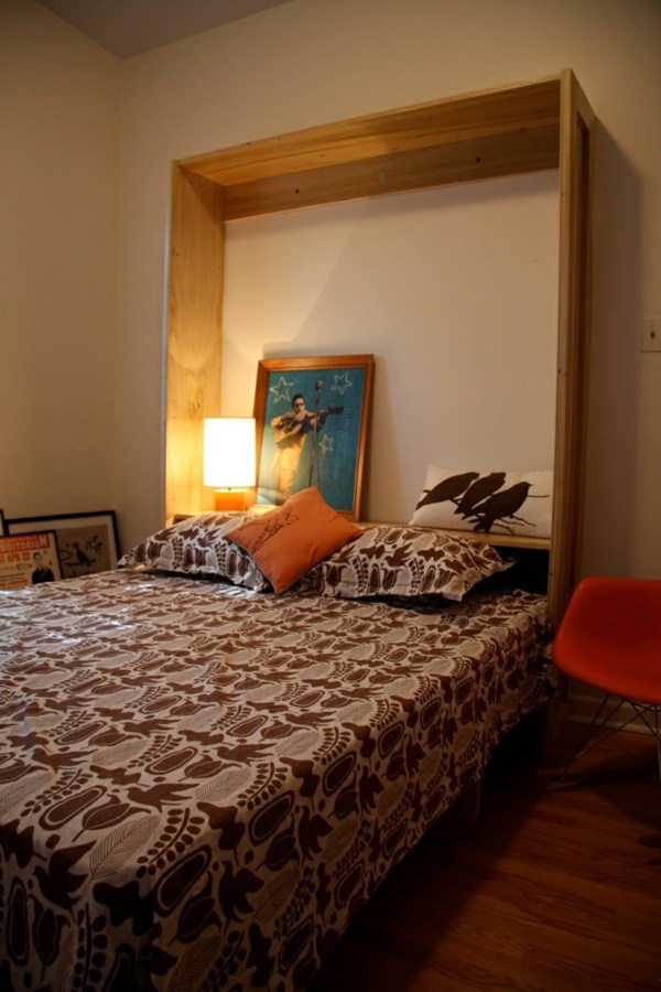 Murphy bed build yourself - trendy, space-saving interior design ideas