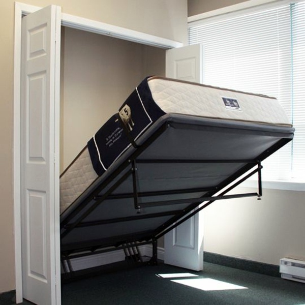 Murphy bed build yourself - trendy, space-saving interior design ideas