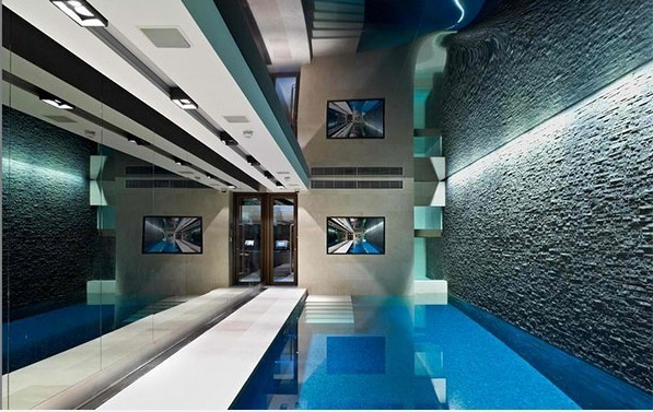 Modern interior design ideas for holiday home with indoor pool Modern interior design ideas for holiday home with indoor pool
