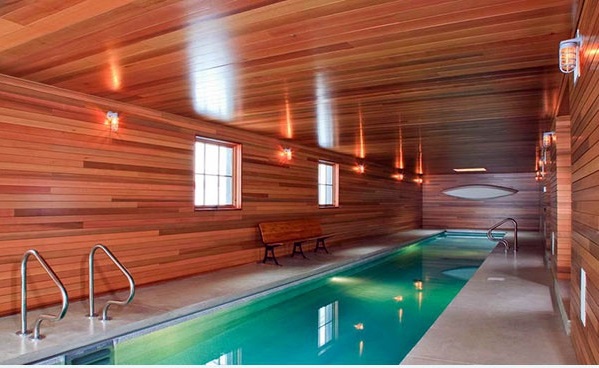 Modern interior design ideas for holiday home with indoor pool Modern interior design ideas for holiday home with indoor pool