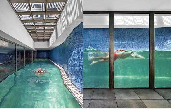 Modern interior design ideas for holiday home with indoor pool Modern interior design ideas for holiday home with indoor pool