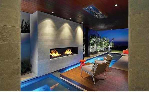 Modern interior design ideas for holiday home with indoor pool Modern interior design ideas for holiday home with indoor pool