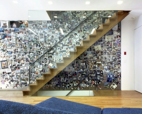 Cool Wall Art - make a photo wall with family photos
