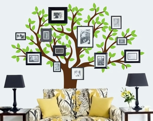 Cool Wall Art - make a photo wall with family photos