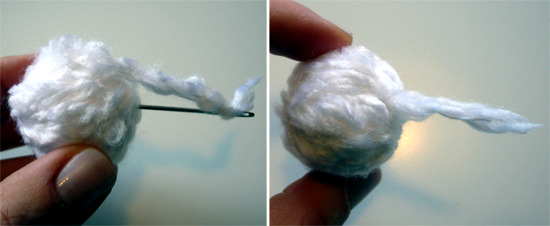 Christmas wreath felted do yourself