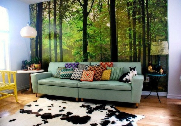 Murals Forest - Enjoy the tranquility of nature! Wall Murals with forest motifs make this possible at home!