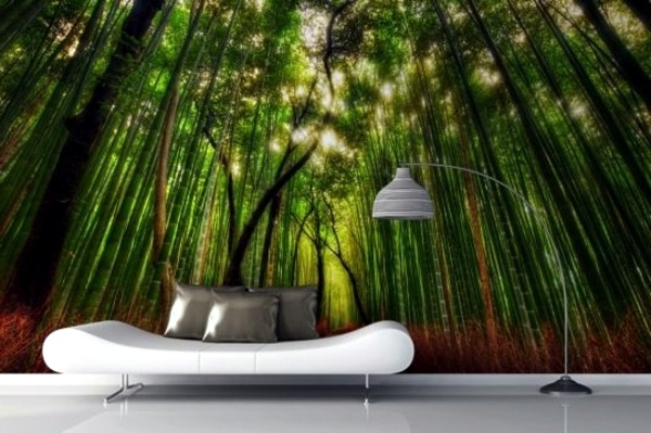 Murals Forest - Enjoy the tranquility of nature! Wall Murals with forest motifs make this possible at home!