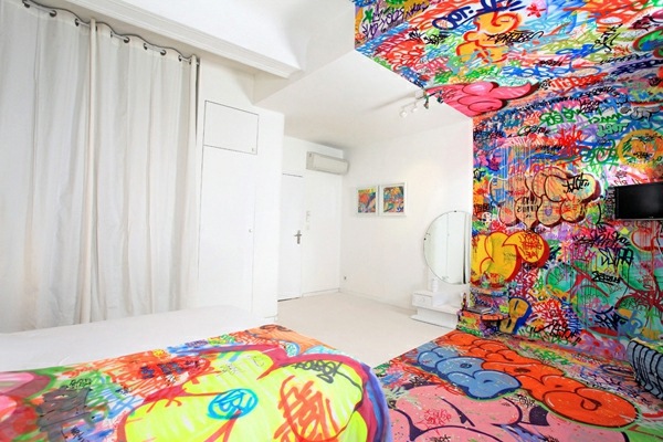 Art Hotel in Marseille offers rooms with a split design to