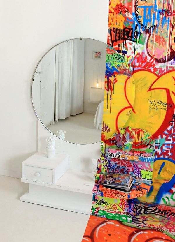 Art Hotel in Marseille offers rooms with a split design to