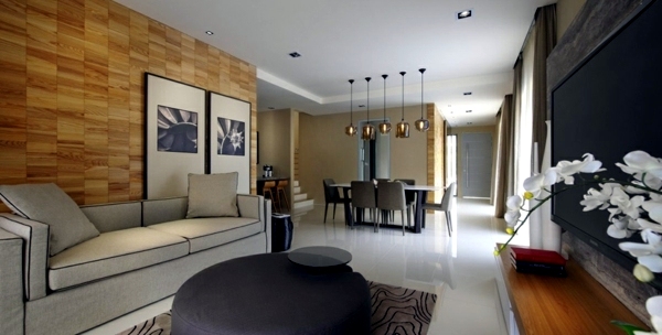 Cool Townhouse Design in the Valley, Kuala Lumpur: A mixture of creative details