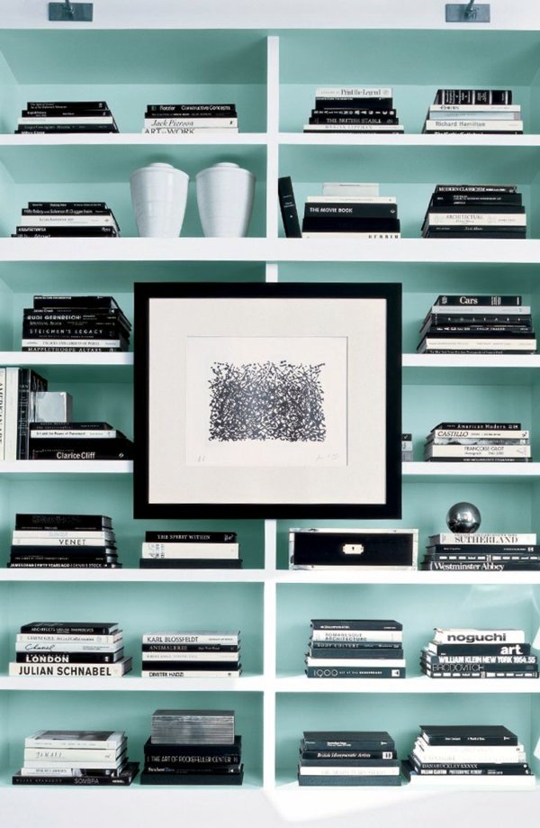 Wall color mint green gives your living room a magical flair