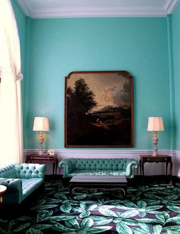 Wall Color Mint Green Gives Your Living Room A Magical
