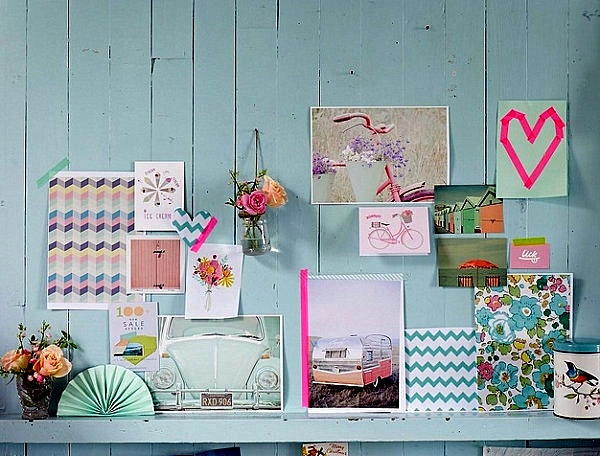 Wall color mint green gives your living room a magical flair