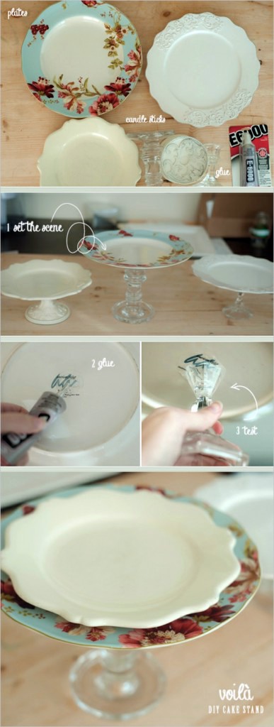 Tortenetagere - amazing DIY cake stand Tortenetagere - amazing DIY cake stand