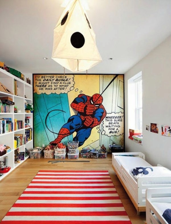 Children's room design - creative ideas in color
