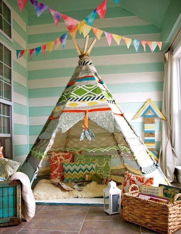Children's room design - creative ideas in color