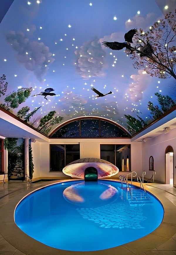 Stylish ideas for the swimming pool at home