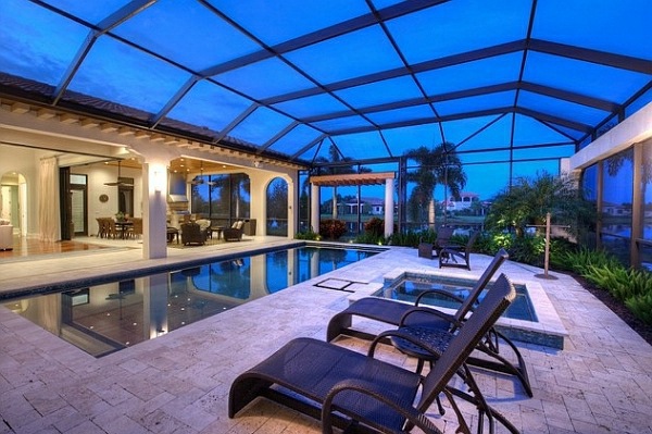 Stylish ideas for the swimming pool at home
