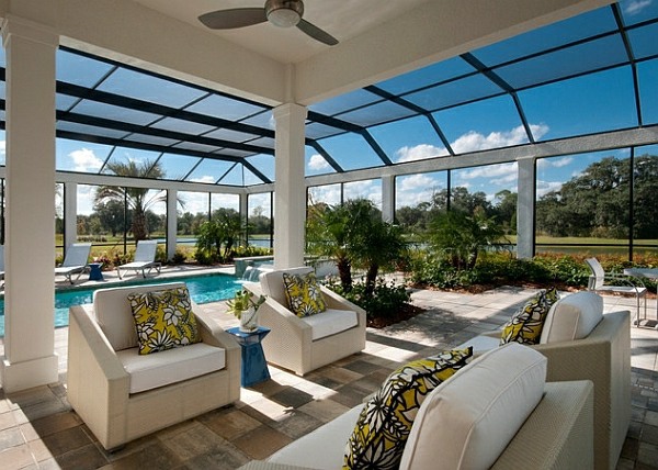 Stylish ideas for the swimming pool at home