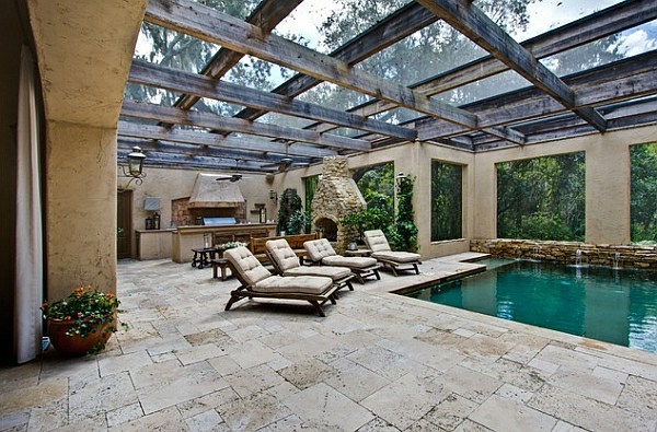 Stylish ideas for the swimming pool at home