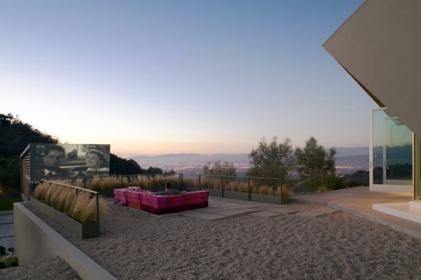 Great home theater set up - for hours watching movies outdoors