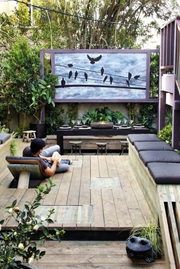 Great home theater set up - for hours watching movies outdoors