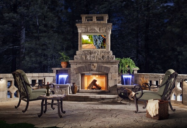 Great home theater set up - for hours watching movies outdoors