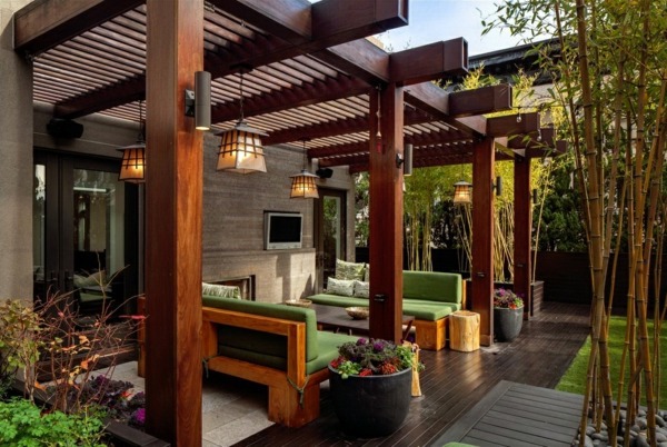 Great home theater set up - for hours watching movies outdoors