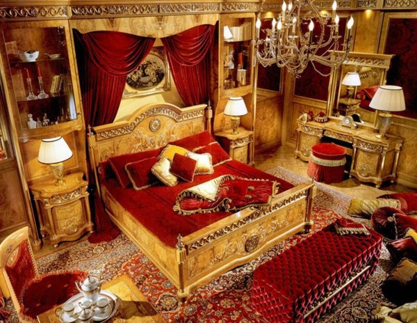 Baroque bedroom furniture - such as the nobles sleep