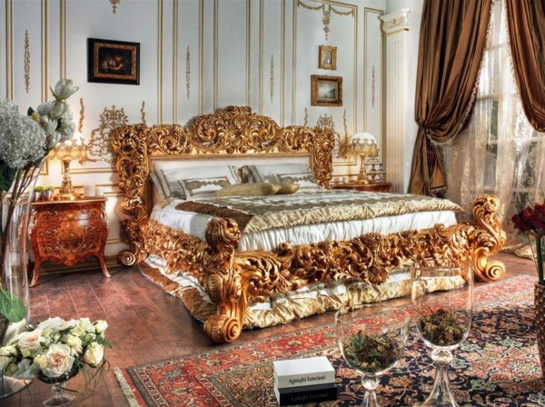 Baroque bedroom furniture - such as the nobles sleep
