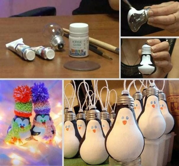 DIY decoration from bulbs - 120 craft ideas for old light bulbs DIY decoration from bulbs - 120 craft ideas for old light bulbs