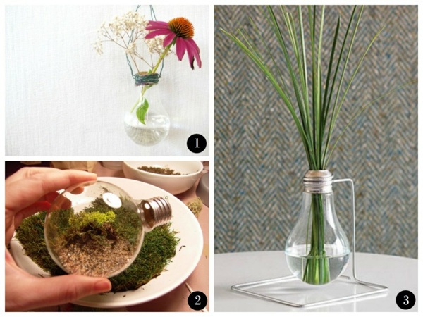 DIY decoration from bulbs - 120 craft ideas for old light bulbs DIY decoration from bulbs - 120 craft ideas for old light bulbs