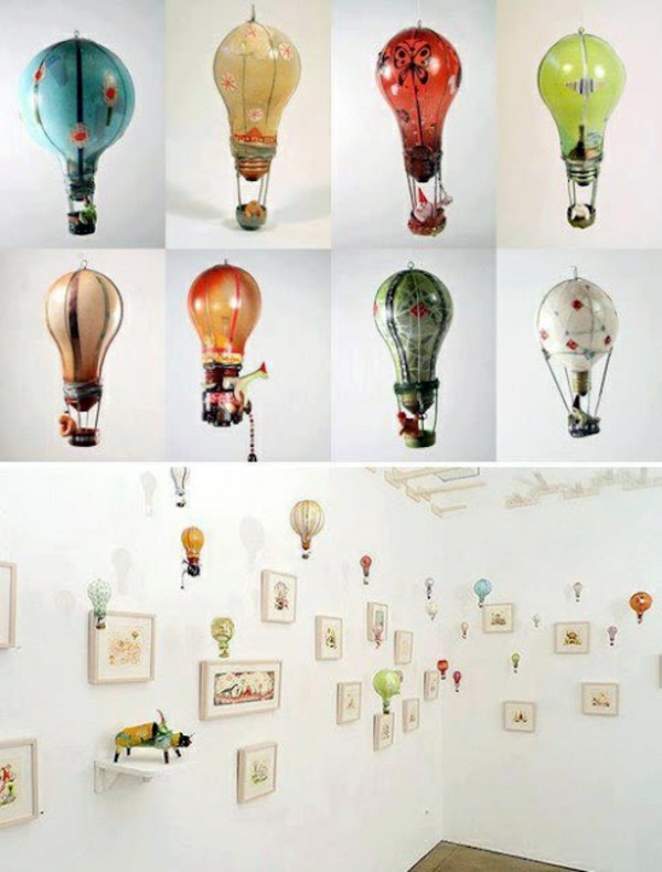DIY decoration from bulbs - 120 craft ideas for old light bulbs DIY decoration from bulbs - 120 craft ideas for old light bulbs