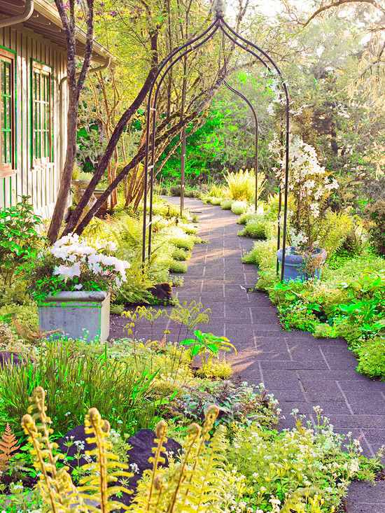 Garden paths and garden programs - Ideas for Landscaping