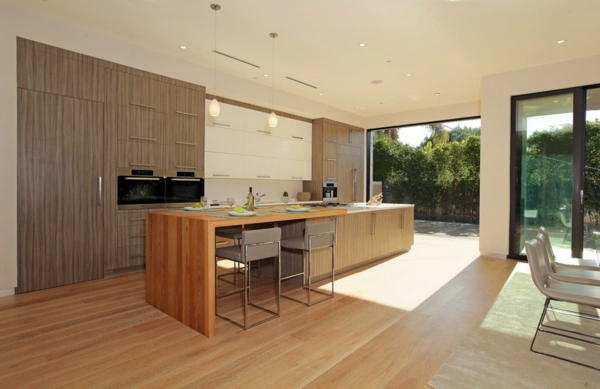 Modern luxury house with water features and modern design