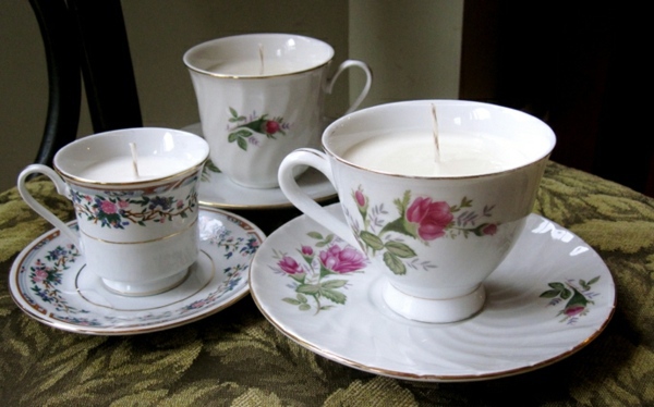 Craft ideas with old teacups