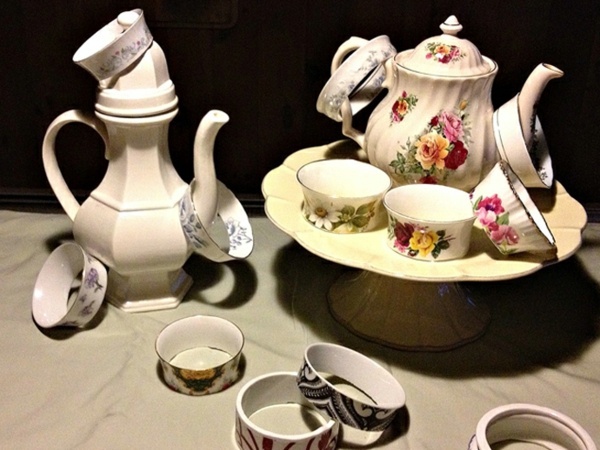 Craft ideas with old teacups