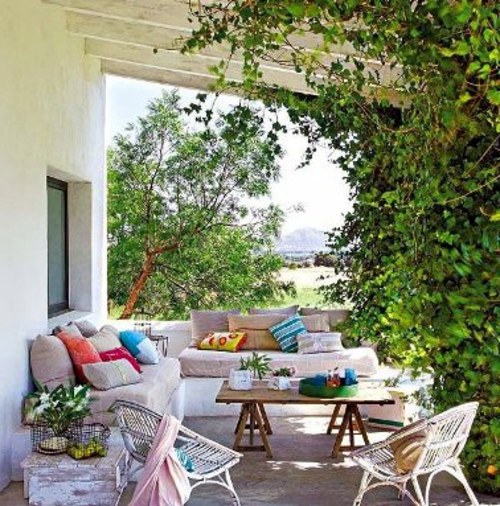 Make cozy balcony Make cozy balcony