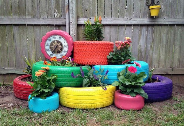 On Funny Gartendeko yourself - DIY Planters