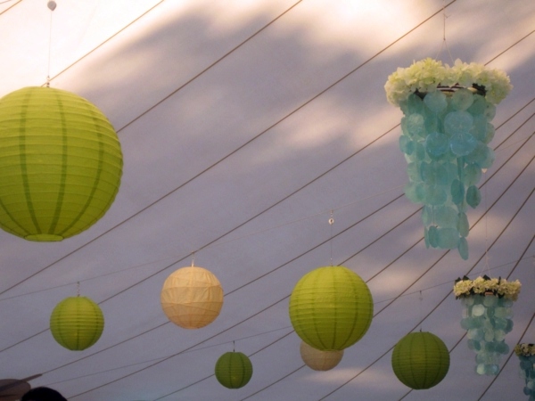 A magical setting with lanterns - a touch of the Far East