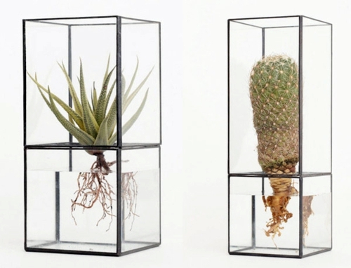 Designer furniture idea - vase on the wall. Can you imagine that?