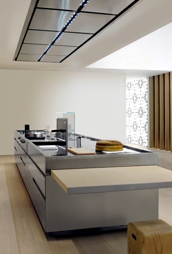 Küche - Designer kitchen island - discreet and practical Küche - Designer kitchen island - discreet and practical