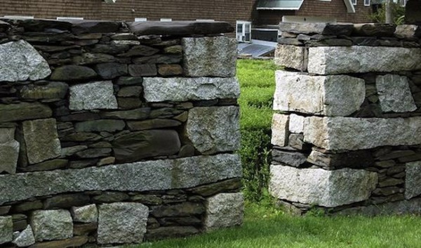 Wohnideen - Make stone wall in the garden - creative exterior architecture