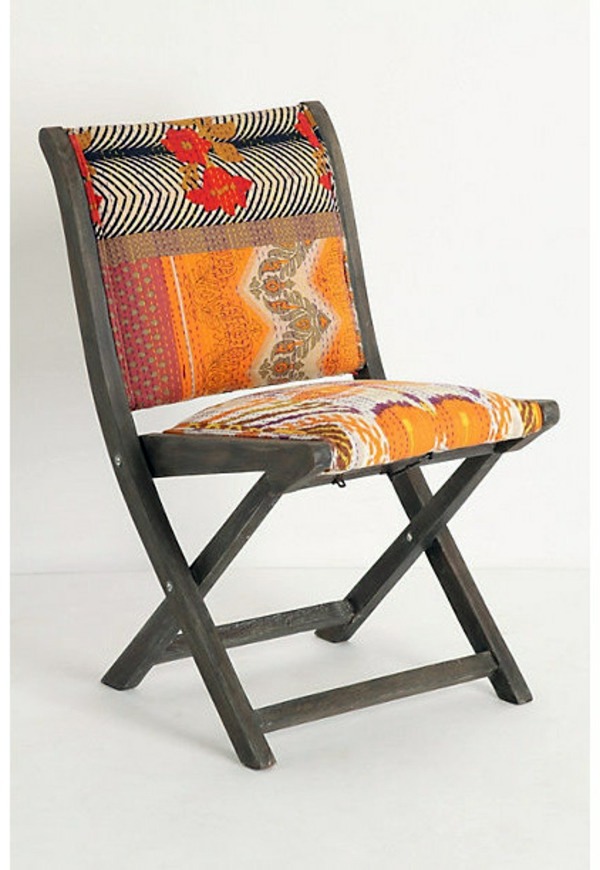 Chic and practical solutions for the home and garden with deck chair in summer