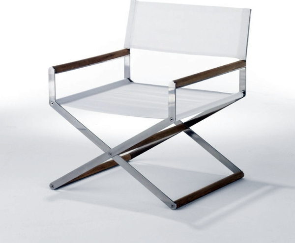 Chic and practical solutions for the home and garden with deck chair in summer