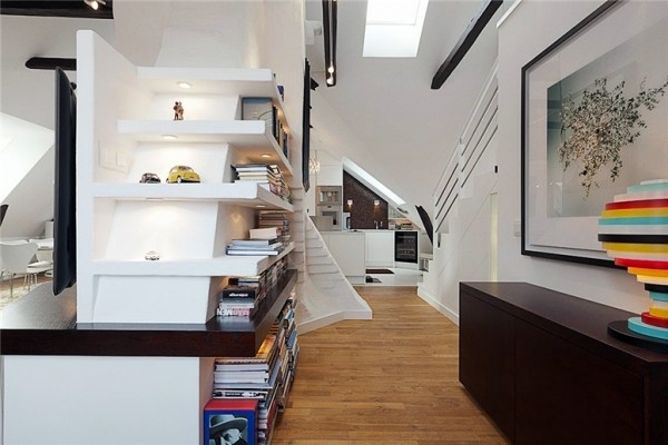 Swedish Loft apartment - elegant interior design combined with breathtaking views of the city