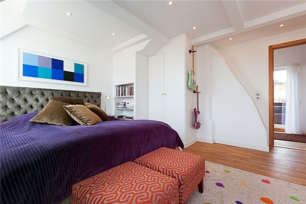 Swedish Loft apartment - elegant interior design combined with breathtaking views of the city