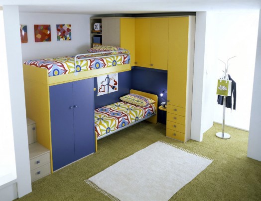 Ergonomic designs for nursery attached two children Ergonomic designs for nursery attached two children