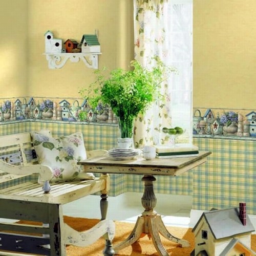 20 creative ideas for wallpaper in the kitchen area